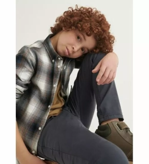 Chlapecká kostkovaná košile s dlouhým rukávem Mayoral 7168-90