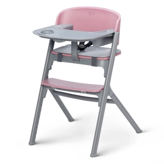 KINDERKRAFT SELECT Židlička jídelní 3v1 LIVY Aster Pink Premium