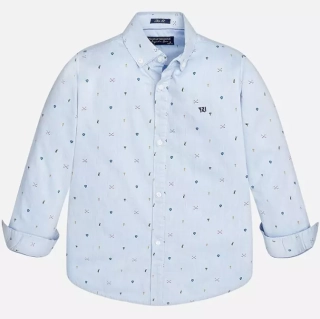 Chlapecká košile s dlouhým rukávem Mayoral 7143-16