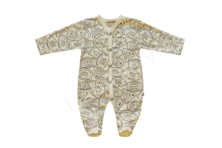 Bavlněný overal s rukavičkami Traveller Baby Service 