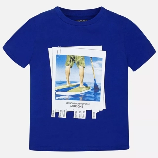 Chlapecké triko krátký rukáv Surfista 6079-39 modré velikost 140