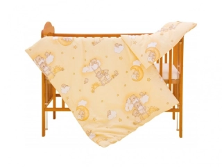 Povlečení do postýlky 2dílná Mráček béžový 120x90cm