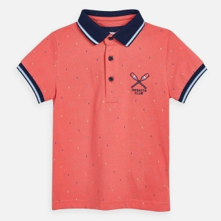 Chlapecké triko polo krátký rukáv Mayoral 3151-36 Coral