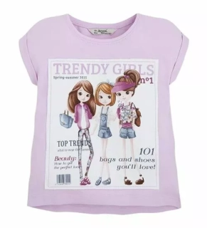 Dívčí triko krátký rukáv Mayoral 3023-77