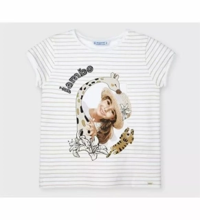 Dívčí triko krátký rukáv Mayoral 3012-33 Arena