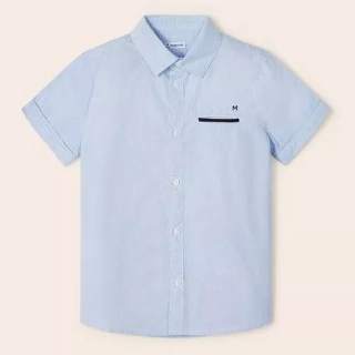 Chlapecká košile s krátkým rukávem Mayoral 3159-82 Cielo
