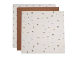 Jollein Pleny 3ks 70x70 cm Farm