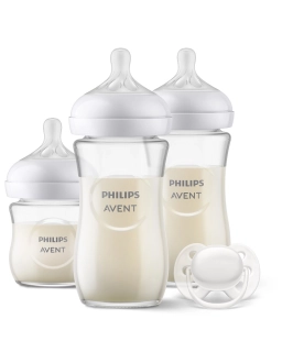 Philips AVENT Novorozenecká startovní sada Natural Response skleněná SCD878/11