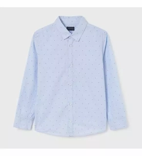 Chlapecká košile s dlouhým rukávem Mayoral 6116-82 Cielo