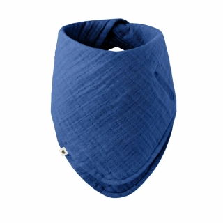 BIBS Bandana mušelínový slintáček z BIO bavlny – Cornflower