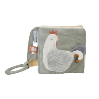 Little Dutch Závěsná textilní knížka s aktivitami Farma