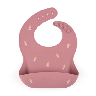 PETITE&MARS Bryndák silikonový Take&Match Rose Princesses 6m+
