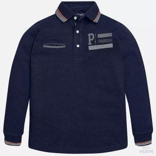 Triko polo s límečkem dlouhý rukáv Mayoral 7105-22