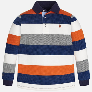 Chlapecké triko polo dlouhý rukáv 7103-93