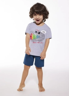 Chlapecké pyžamo Cornette Young Hungry 438/115 velikost 134/140