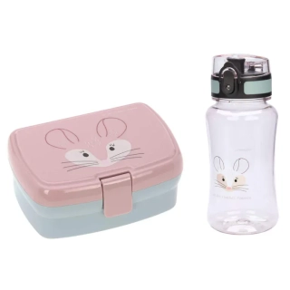 Svačinový set Lässig Lunch Set About Friends chinchilla