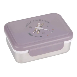 Krabička na svačinu Lässig Lunchbox Stainless steel Adventure dragonfly