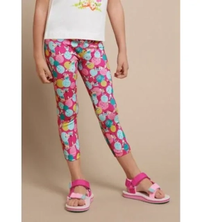 Dívčí 3/4 legíny s potiskem Mayoral 3702-92 Fuchsia velikost 134