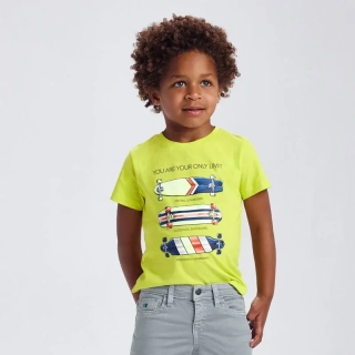 Chlapecké triko krátký rukáv Mayoral 3044-73 Skate Lemon