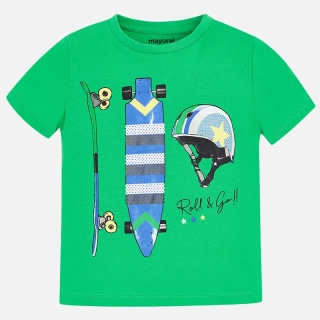 Chlapecké triko krátký rukáv 3029-82 Skate zelené