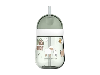Little Dutch Hrnek s brčkem 300 ml 9m+ Farma