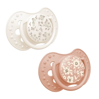 LOVI Dudlík silikonový dynamický BLOSSOM 3-6m 2 ks holka