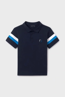Chlapecké triko polo krátký rukáv Mayoral 6114-17 tmavě modré