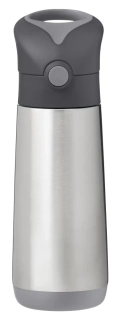 b.box Termoska na pití s brčkem 500 ml  Graphite