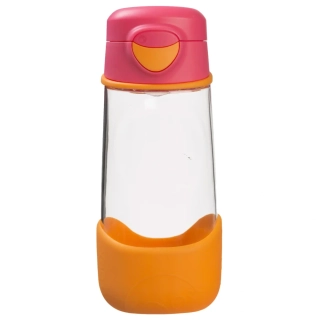 b.box Lahev na pití Sport 600ml Růžová/oranžová