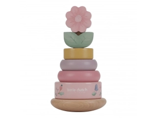 Little Dutch Nasazovací kroužky dřevěné Fairy Garden
