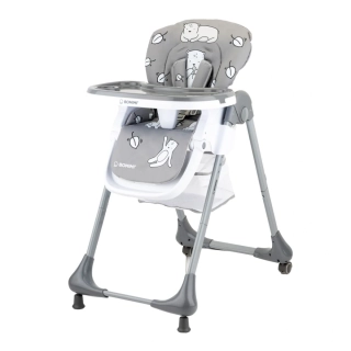 Bomimi  jídelní židle LARA MEDVĚD grey xx