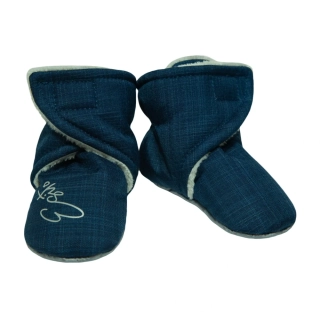 ESITO Capáčky barefoot Softshell Lamb Navy blue