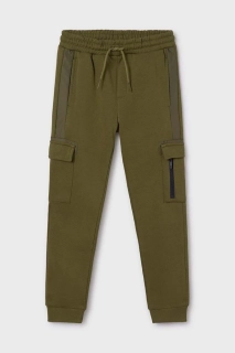 Chlapecké jogger teplákové kalhoty 7536-53 khaki
