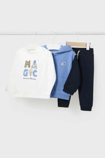 Chlapecká 3-dílná tepláková souprava Mayoral 2819-56 modrá velikost 80