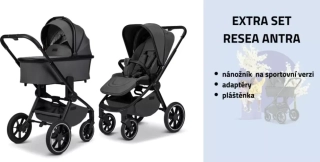 Kočárek MOON RESEA + Extra set 2025 - Anthra