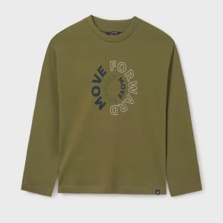 Chlapecké triko dlouhý rukáv Mayoral  842-81 Khaki