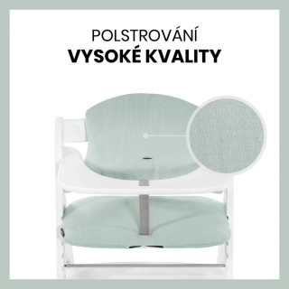 Hauck Polstrování Select na židličky Alpha+,Beta+ a Arketa, Muslin, Mint