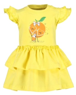 Bavlněné šaty Blue Seven 901103 žluté