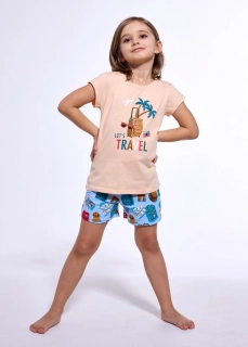 Dívčí pyžamo Cornette Kids 787/110 Travel