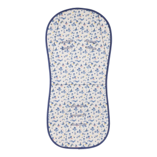 Podložka do kočárku prodyšná Breeze Sailor Blue