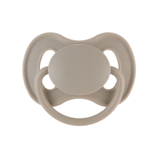 Canpol babies Dudlík 0-6m kaučukový třešinka 1ks NUDE béžový