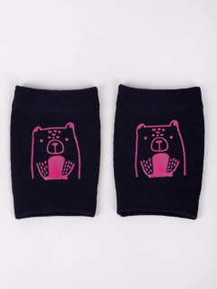 Dětské nákoleníky tmavě modré Medvídek