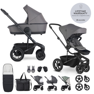 EASYWALKER Kočárek kombinovaný Harvey⁵ Pebble Grey XXL AIR