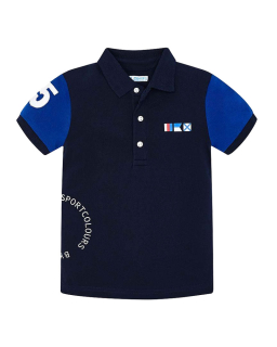 Chlapecké triko polo krátký rukáv Mayoral 3111-12 Modré