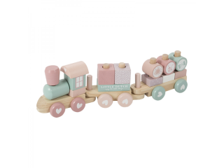 Little Dutch Vláček dřevěný Pink