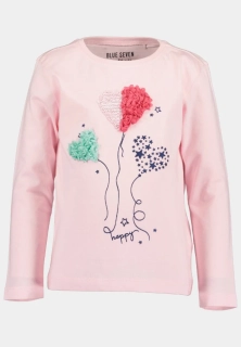 Dívčí triko Blue Seven  750758 růžové s balónky