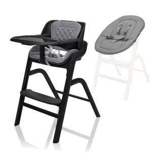 ZOPA Set židlička Inspira + novorozenecký set Berry Black