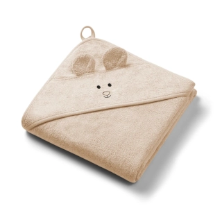 BABYONO Osuška bambusová Super Soft Dark Beige 100x100 cm