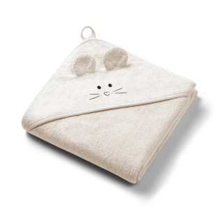 BABYONO Osuška bambusová Super Soft Light Beige 100x100 cm