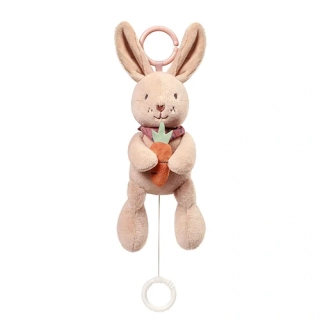 BABYONO Plyšová hrající hračka - Králíček KARO
